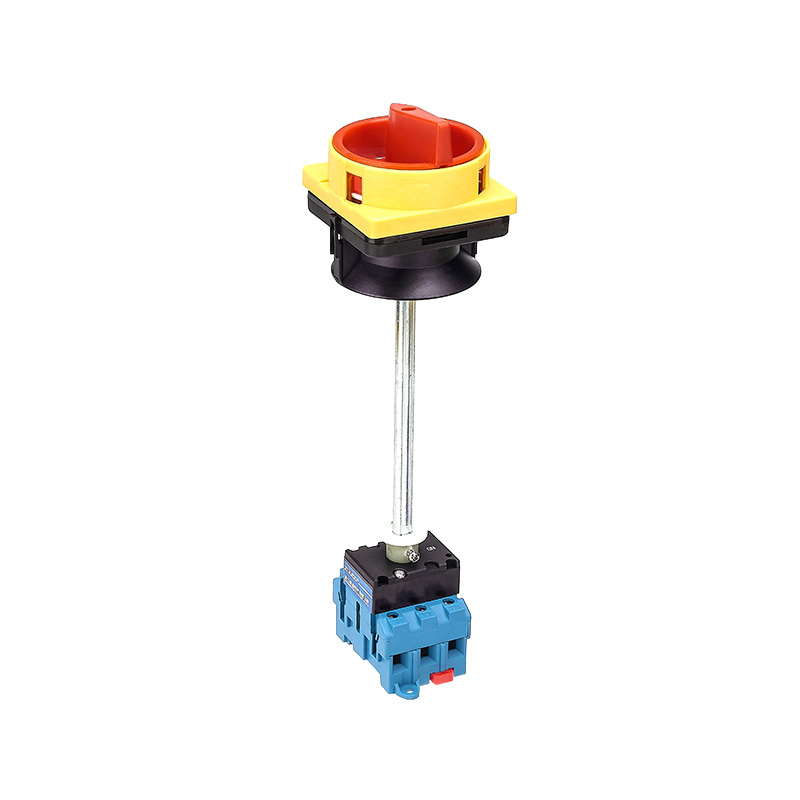 ZHUCO SZD11-32/300010-B OFF-ON Zweiphasiger dreiphasiger dreiadriger Lastschalter mit Vorhängeschloss/Türaustausch-Basishalterung (mit langer Stange)