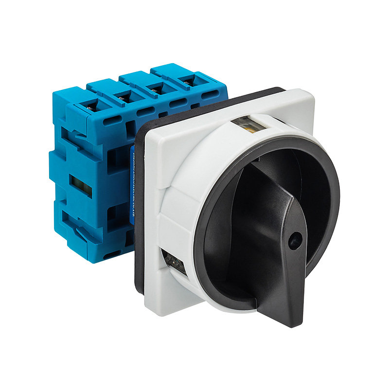 ZHUCO SZD11-25/400010 Grau Schwarz Panel OFF-ON Zwei-Pitch Dreiphasen Vierleiter Lastleistungsschalter mit Vorhängeschloss Panelhalterung