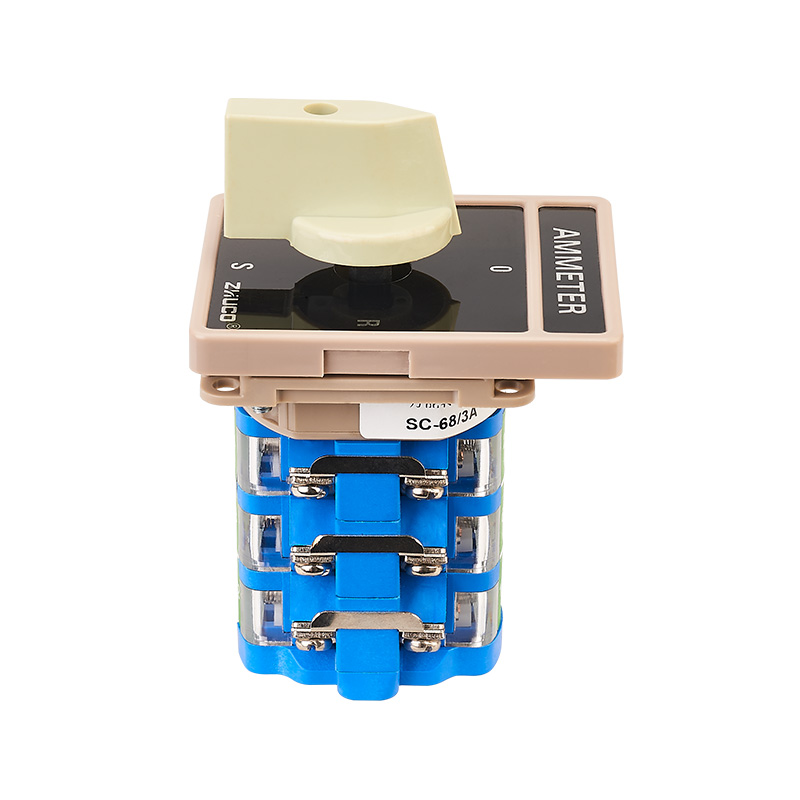 ZHUCO SC-68/3A 0-RST Dreiteiliger Amperemeter-Phasenschalter