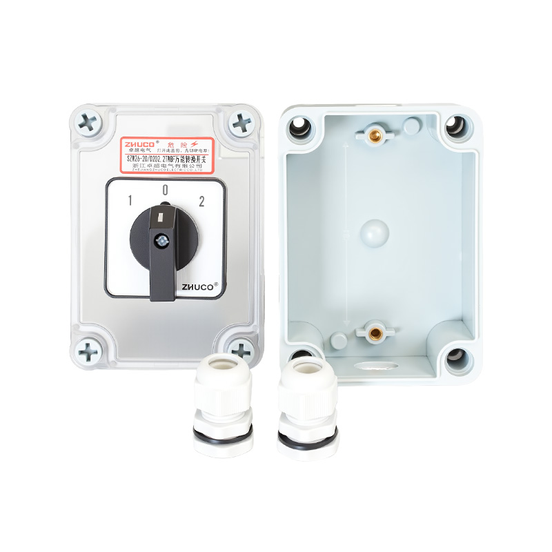 ZHUCO SZW26-20/D202.2TWBF 1-0-2 Dreistellungs-2-Sektions-Umschalter