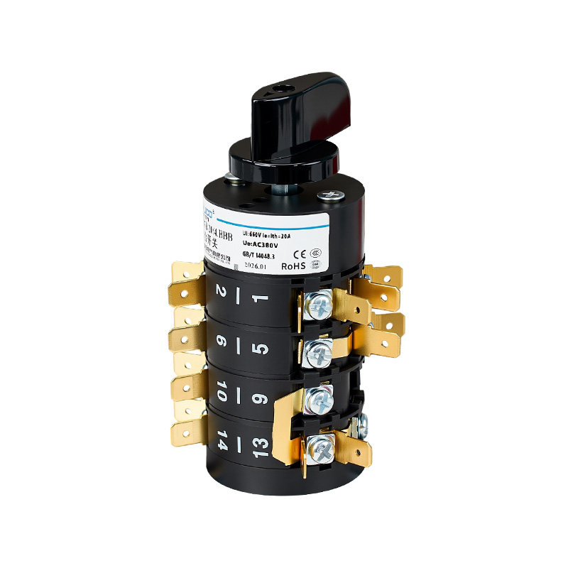 ZHUCO HZ5B-204.BBB 0-1-2-3-4-5-6 7-Positionen 4-teiliger Kombinationsschalter