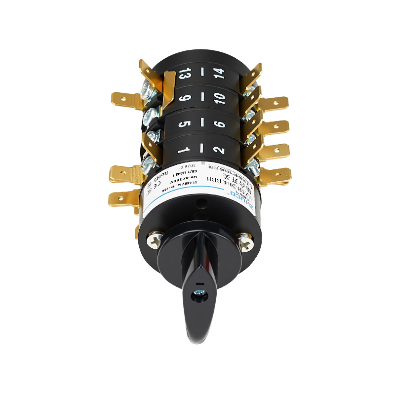 ZHUCO HZ5B-204.BBB 0-1-2-3-4-5-6 7-Positionen 4-teiliger Kombinationsschalter