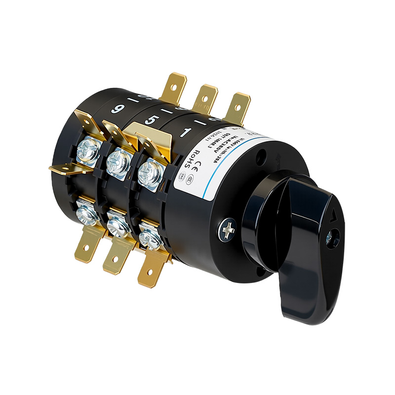 ZHUCO HZ5B-20/3.EEE 0-1-2-3-4 Fünfstellungs-Kombinationsschalter mit drei Abschnitten ZHUCO HZ5B-20/3.EEE 0-1-2-3-4 Fünfstellungs-Kombinationsschalter mit drei Abschnitten