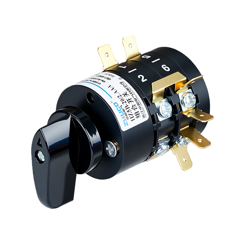 ZHUCO HZ5B-20/2.AAA 1-0-2 Dreistellungs-Kombinationsschalter mit zwei Abschnitten