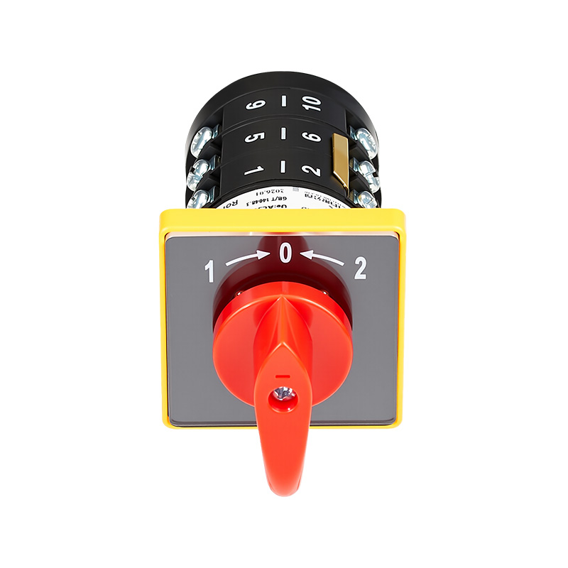ZHUCO HZ5B-10/B005.3 1-0-2 Dreistellungs-Kombinationsschalter mit drei Abschnitten und Selbstrückstellung