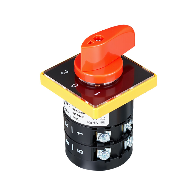 ZHUCO HZ5B-10/D008.2 1-0-2 Dreistellungs-Kombinationsschalter mit zwei Abschnitten