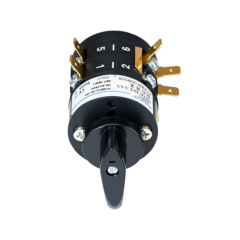 ZHUCO HZ5B-20/2.AAA 1-0-2 Dreistellungs-Kombinationsschalter mit zwei Abschnitten