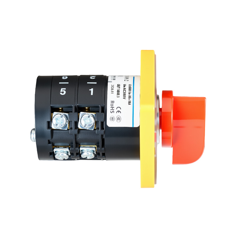 ZHUCO HZ5B-10/D008.2 1-0-2 Dreistellungs-Kombinationsschalter mit zwei Abschnitten