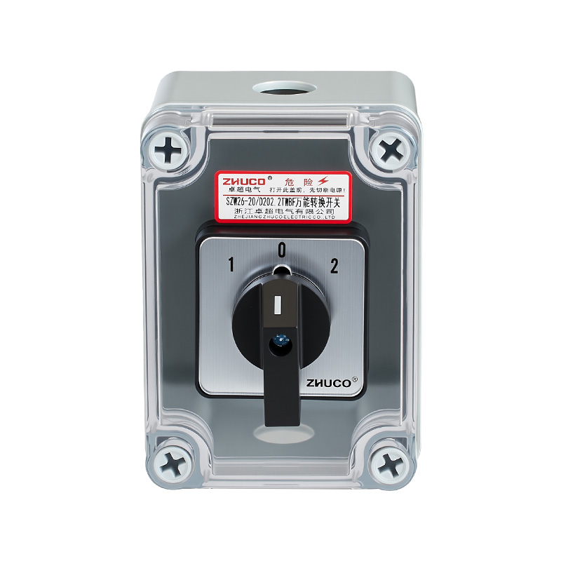 ZHUCO SZW26-20/D202.2TWBF 1-0-2 Dreistellungs-2-Sektions-Umschalter