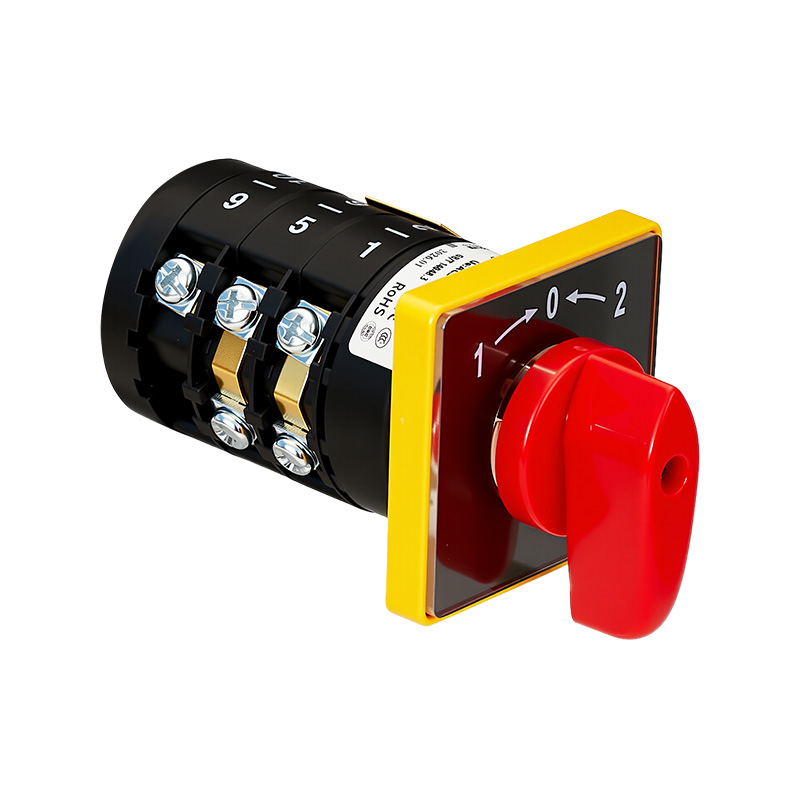 ZHUCO HZ5B-10/B005.3 1-0-2 Dreistellungs-Kombinationsschalter mit drei Abschnitten und Selbstrückstellung