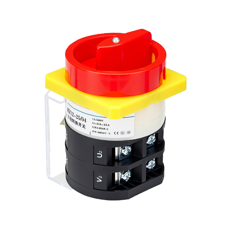 ZHUCO HZ12-25/04 0-1 Zwei-Positionen-Umschalter mit zweiteiliger Stromabschaltung