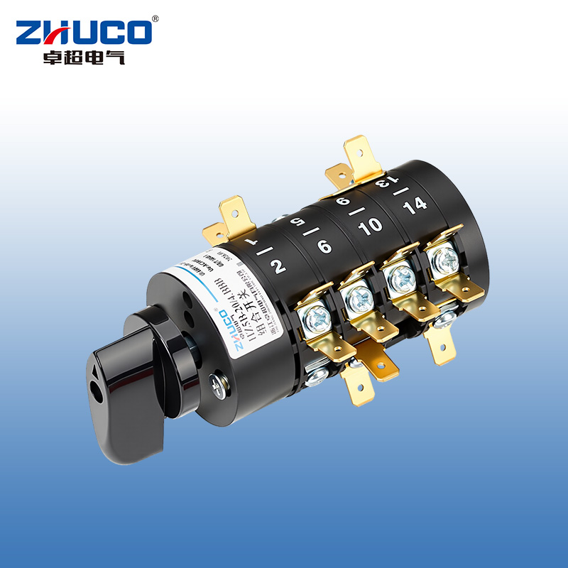 ZHUCO HZ5B-204.BBB 0-1-2-3-4-5-6 7-Positionen 4-teiliger Kombinationsschalter