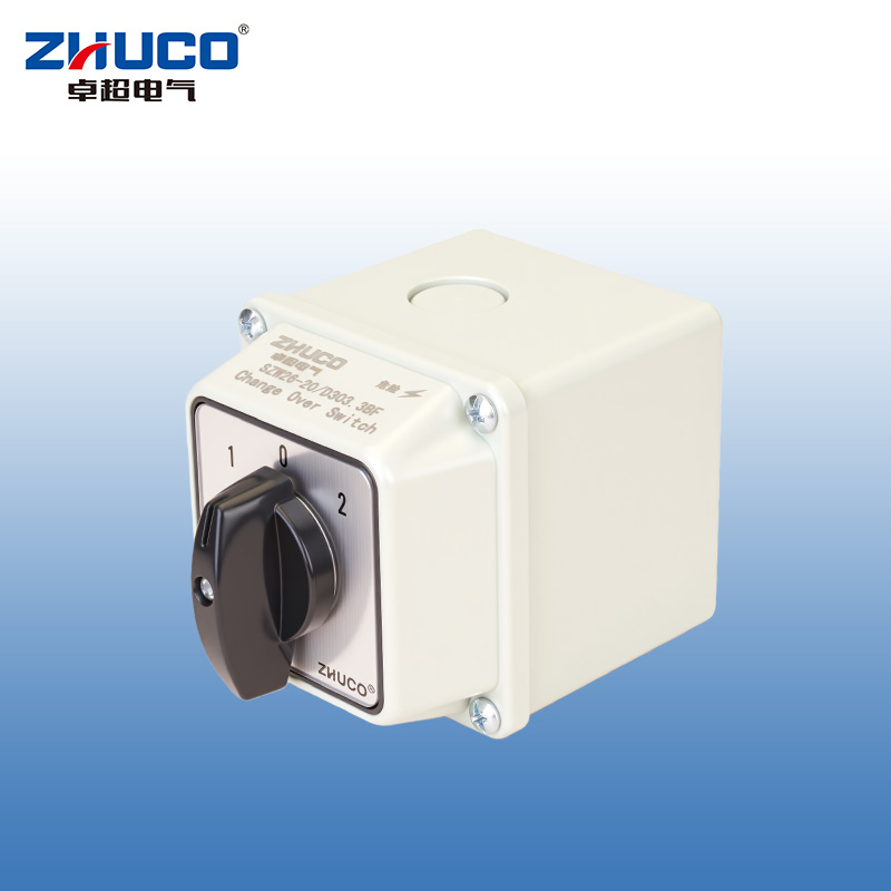 ZHUCO SZW26-20/D303.3BF IP65 geschützter Dreikreis-Umschalter