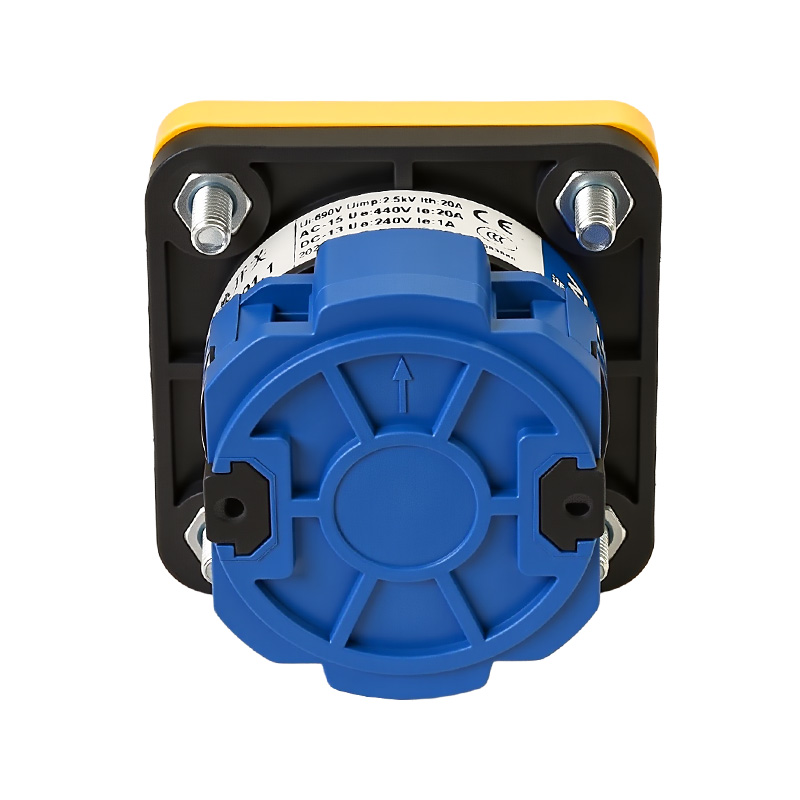 ZHUCO SZW26-20/D101.1 Silberplatte roter Griff EIN-AUS-EIN Dreistellungs-Einabschnittsumschalter