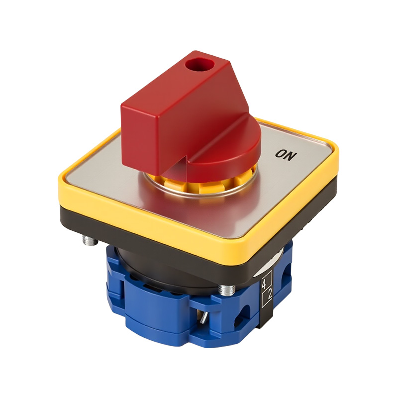 ZHUCO SZW26-20/D101.1 Silberplatte roter Griff EIN-AUS-EIN Dreistellungs-Einabschnittsumschalter