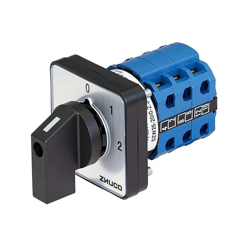 ZHUCO SZW26-20 0-2.3 0-1-2 Dreistellungs-Dreiteiler-Umschalter