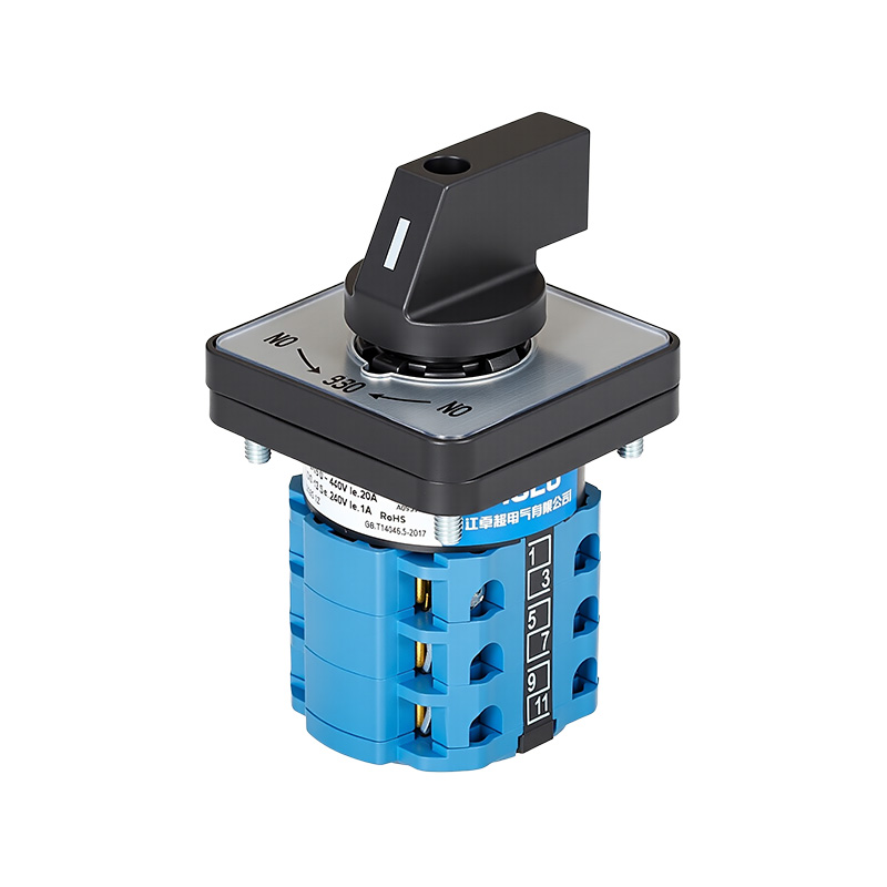 ZHUCO SZW26-20/B303.3 EIN-AUS-EIN Dreistellungs-Dreiteiler-Umschalter mit Selbstrückstellung