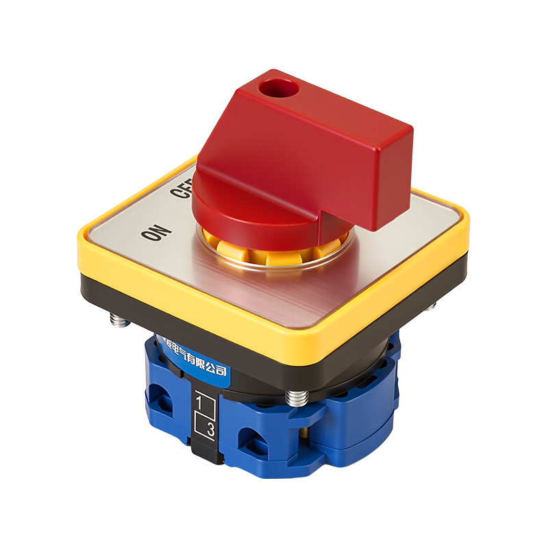 ZHUCO SZW26-20/D101.1 Silberplatte roter Griff EIN-AUS-EIN Dreistellungs-Einabschnittsumschalter