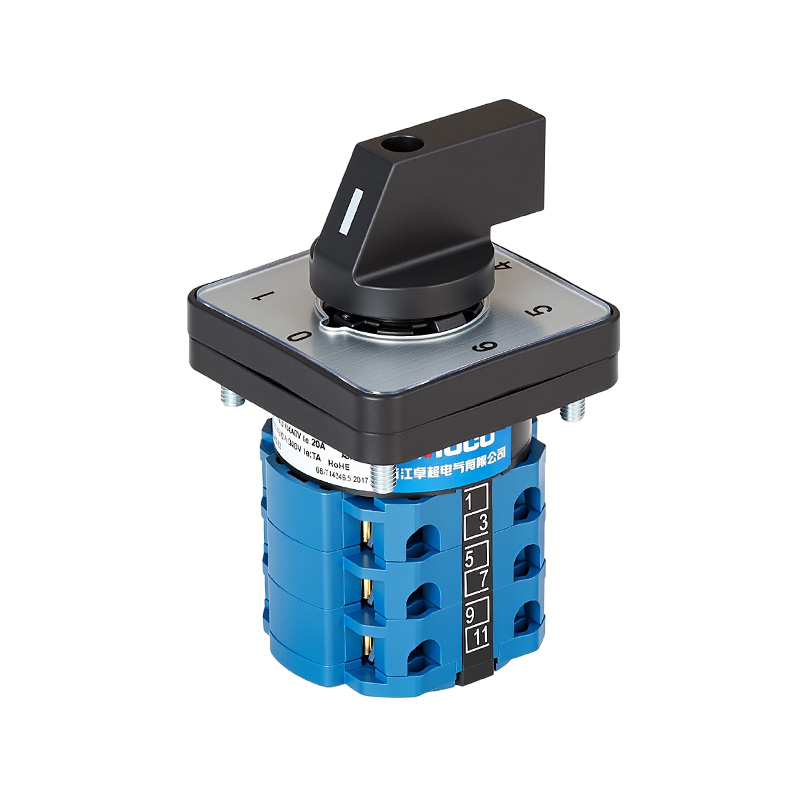 ZHUCO SZW26-20/0-6.3 0-1-2-3-4-5-6 Siebenstellungs-Dreiteiler-Umschalter ZHUCO SZW26-20/0-6.3 0-1-2-3-4-5-6 Siebenstellungs-Dreiteiler-Umschalter