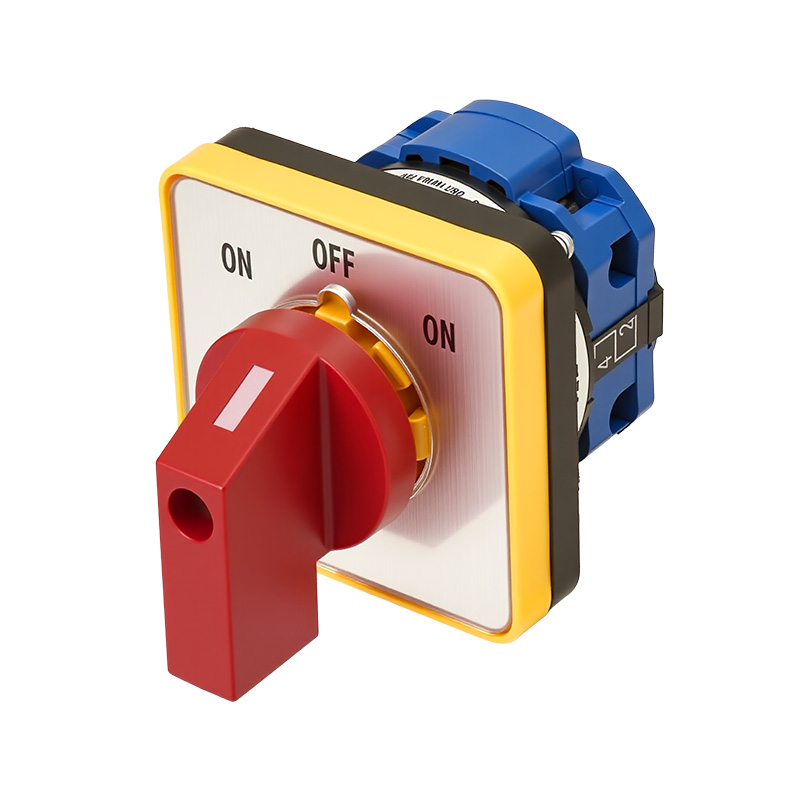 ZHUCO SZW26-20/D101.1 Silberplatte roter Griff EIN-AUS-EIN Dreistellungs-Einabschnittsumschalter