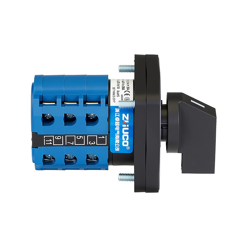 ZHUCO SZW26-20/0-6.3 0-1-2-3-4-5-6 Siebenstellungs-Dreiteiler-Umschalter ZHUCO SZW26-20/0-6.3 0-1-2-3-4-5-6 Siebenstellungs-Dreiteiler-Umschalter