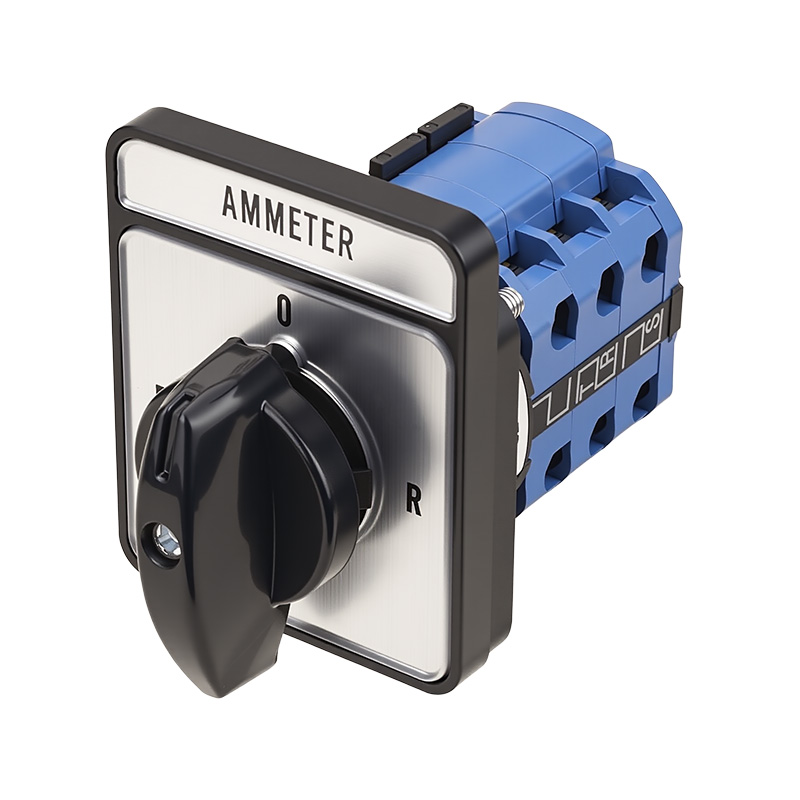 ZHUCO SZW26-20/LH3.3 Runder Langpanel-0-RST-Dreistellungs-Dreikanal-Stromumschalter