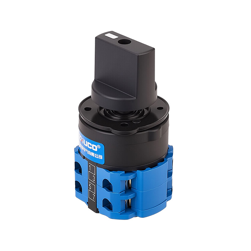 ZHUCO SZW26-20/D202.2OM 1-0-2 Dreiteiliger Umschalter mit Doppelmontage und zwei Positionen