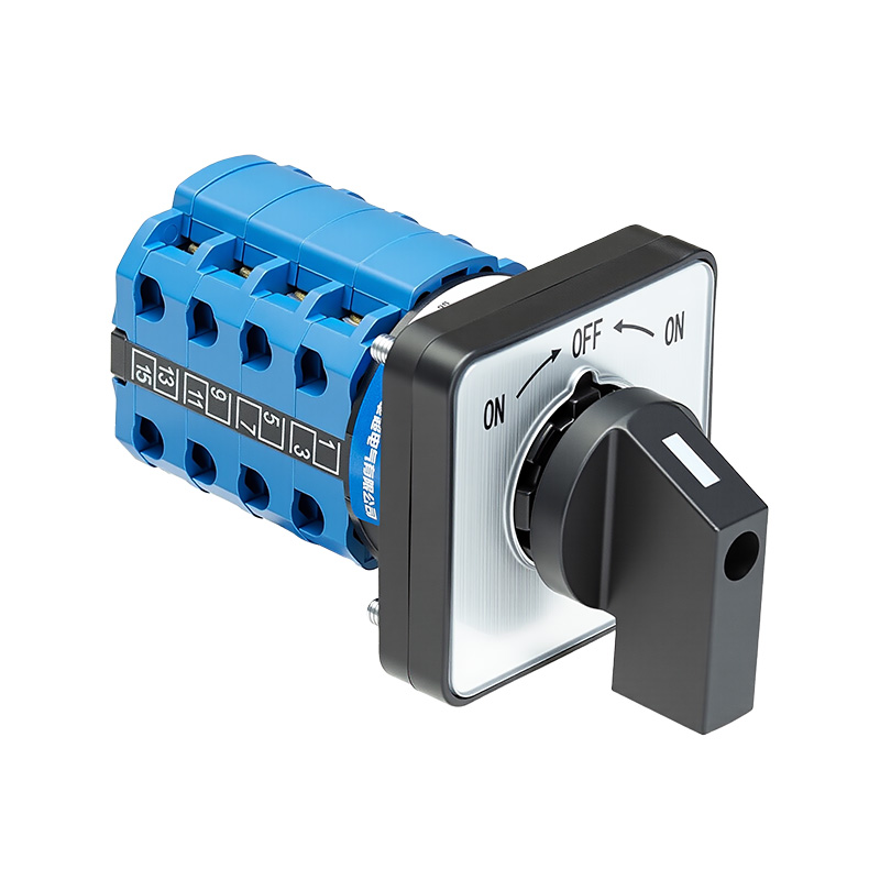 ZHUCO SZW26-20/B404.4 EIN-AUS-EIN Dreistellungs-Vierteil-Umschalter mit Selbstrückstellung