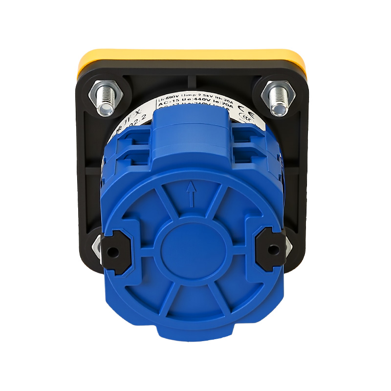 ZHUCO SZW26-20D/202.2 Silberplatte roter Griff 1-0-2 Dreistellungs-Zweiteil-Umschalter