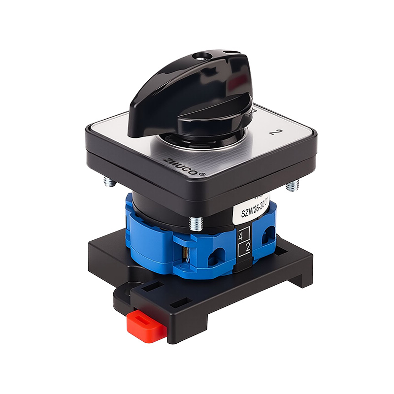 ZHUCO SZW26-20/D101.1-B11R 1-0-2 Dreistellungs-Umschalter für die Schienenmontage