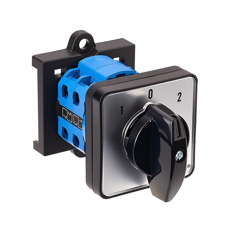 ZHUCO SZW26-20 D202.2-B11R Dreiteiliger Umschalter für DIN-Schienenmontage mit drei Positionen