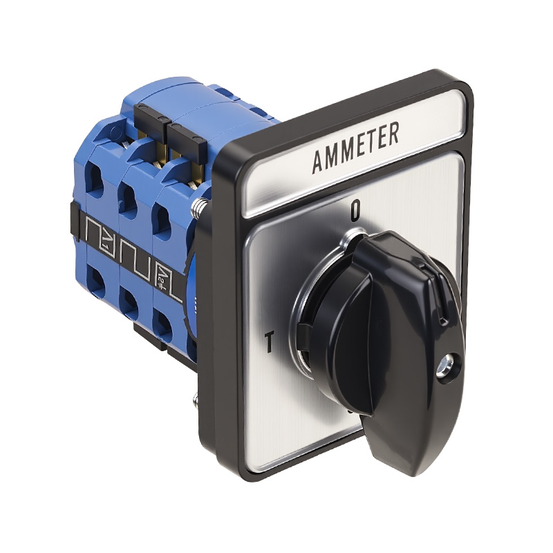 ZHUCO SZW26-20/LH3.3 Runder Langpanel-0-RST-Dreistellungs-Dreikanal-Stromumschalter