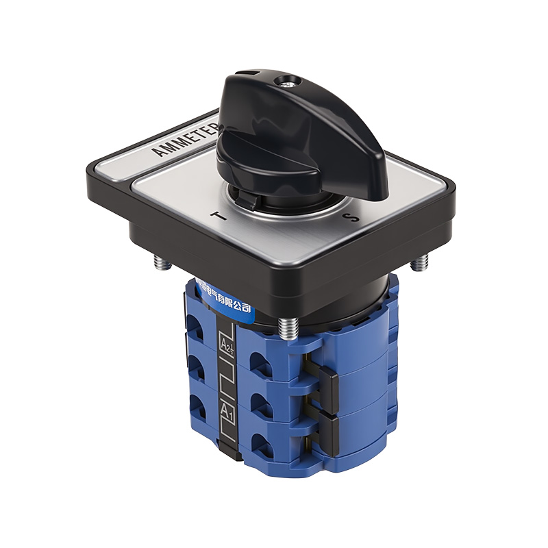 ZHUCO SZW26-20/LH3.3 Runder Langpanel-0-RST-Dreistellungs-Dreikanal-Stromumschalter