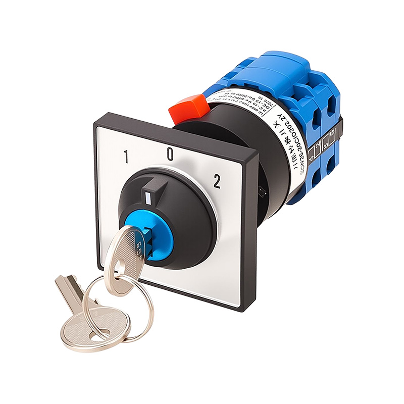 ZHUCO SZW26-20C/D202.2Y Dreistellungs-Umschalter mit zweiteiliger Verriegelung und Einzellochmontage