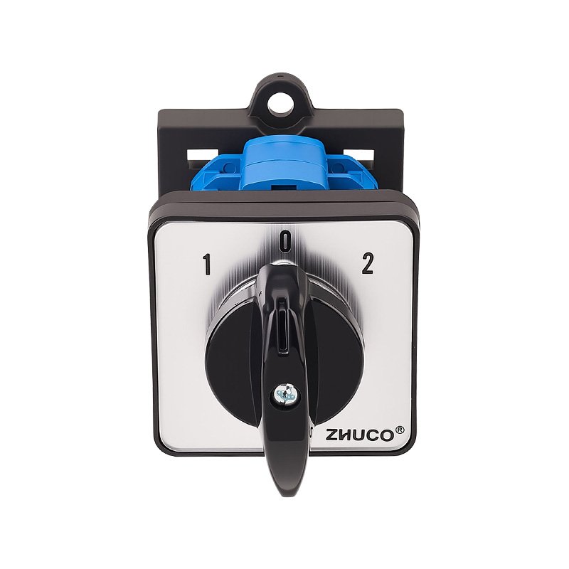 ZHUCO SZW26-20 D202.2-B11R Dreiteiliger Umschalter für DIN-Schienenmontage mit drei Positionen