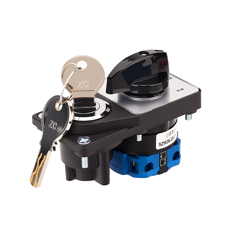 ZHUCO SZW26-20/D101.1YS Dreistellungs-Einabschnittsumschalter mit elektronischer Verriegelung