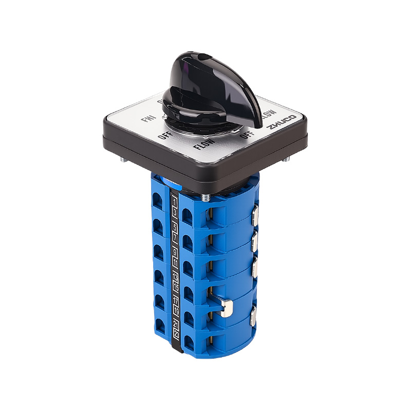 ZHUCO SZW26-25/7206.6 Achtstufiger sechsteiliger Vorwärts-/Rückwärts-Hoch-/Niedergeschwindigkeits-Fräsmaschinen-Umschalter