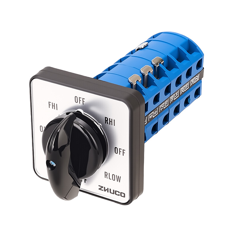 ZHUCO SZW26-25/7206.6 Achtstufiger sechsteiliger Vorwärts-/Rückwärts-Hoch-/Niedergeschwindigkeits-Fräsmaschinen-Umschalter