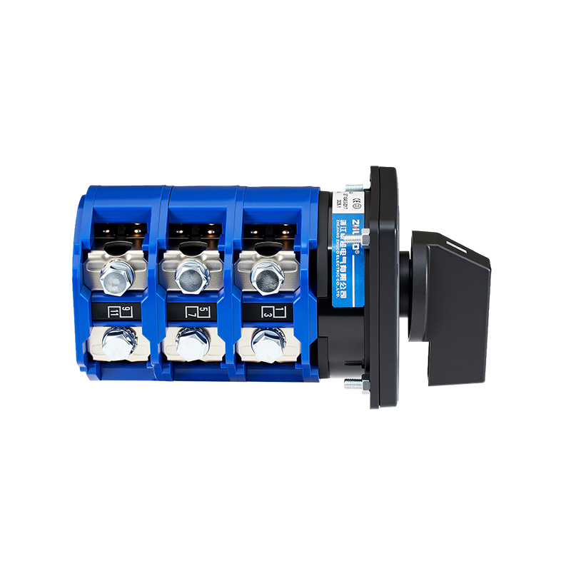 ZHUCO SZW26-160/D303.3 1-0-2 Dreistellungs-Hochstrom-Umschalter mit drei Abschnitten