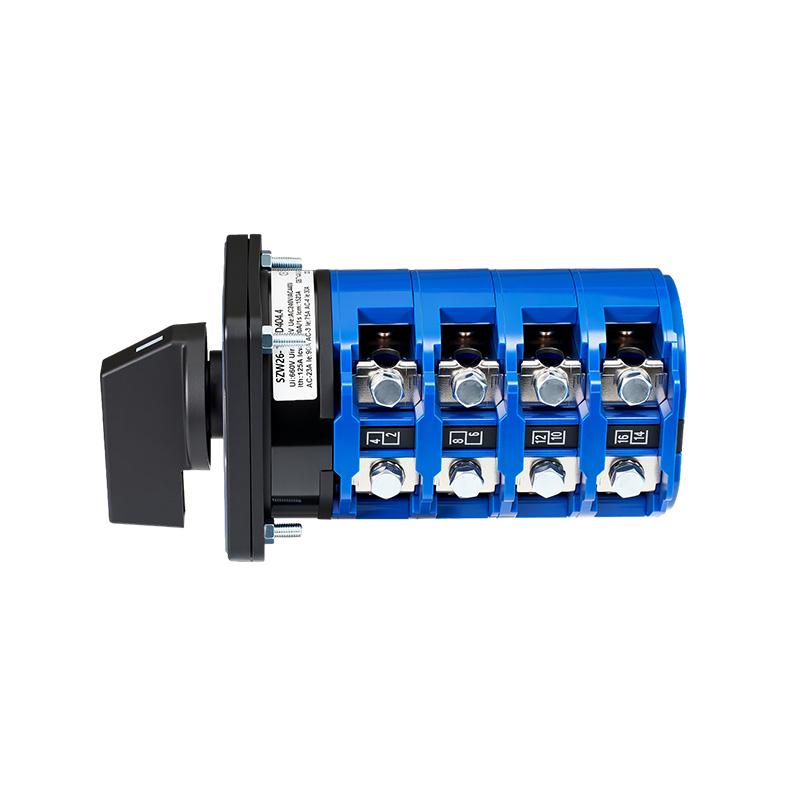 ZHUCO SZW26-125/D404.4 1-0-2 Vierteiliger Hochstrom-Umschalter mit drei Positionen