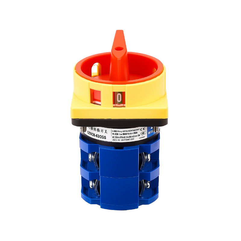 ZHUCO SZW26-63/2GS AUS-EIN Zweistelliger zweipoliger Netzschalter