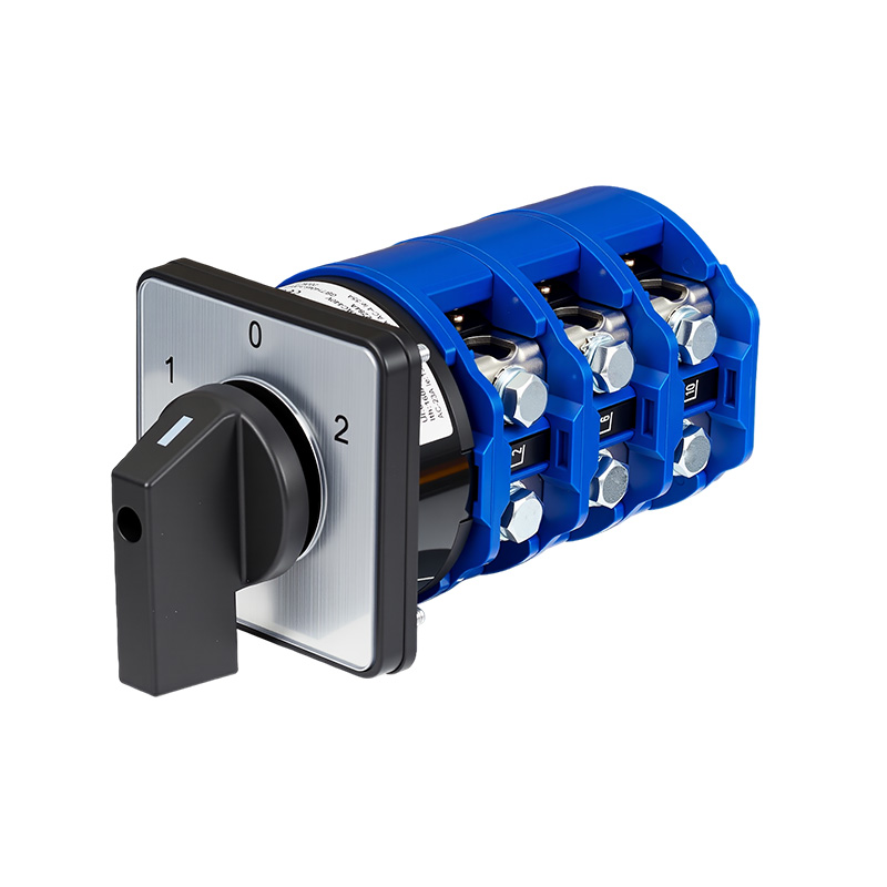 ZHUCO SZW26-160/D303.3 1-0-2 Dreistellungs-Hochstrom-Umschalter mit drei Abschnitten