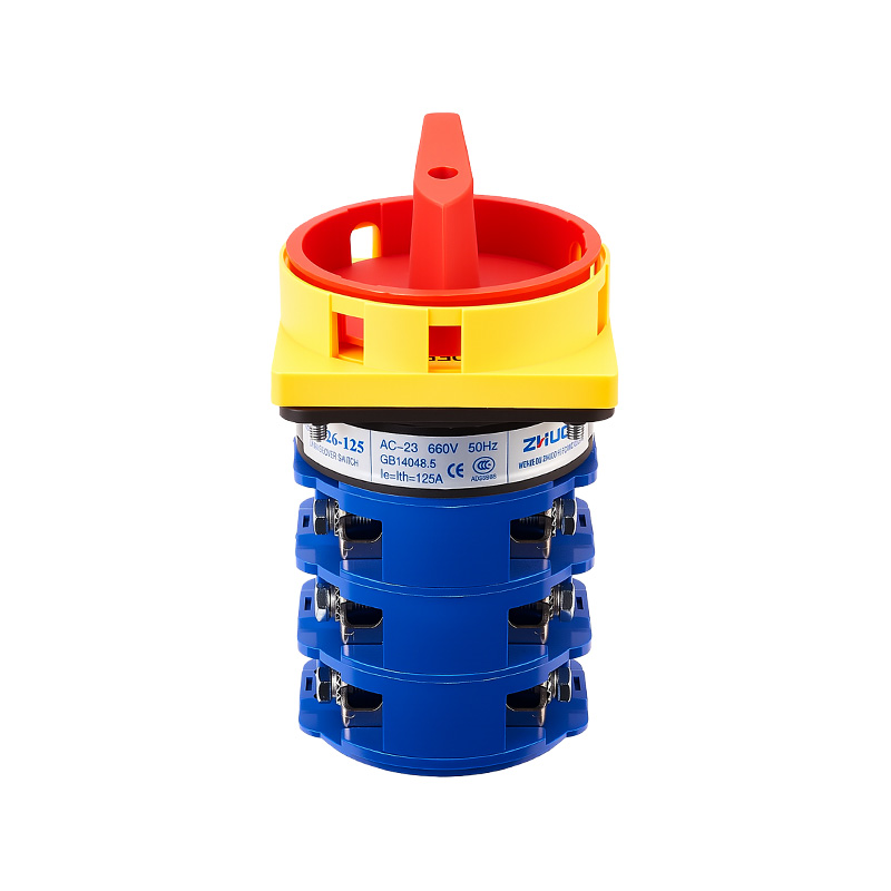 ZHUCO SZW26-125/3GS AUS-EIN-Zweiteiler-Netzschalter mit zwei Positionen