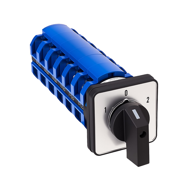 ZHUCO SZW26-63/D606.6 1-0-2 Dreistellungs-Umschalter mit sechs Abschnitten