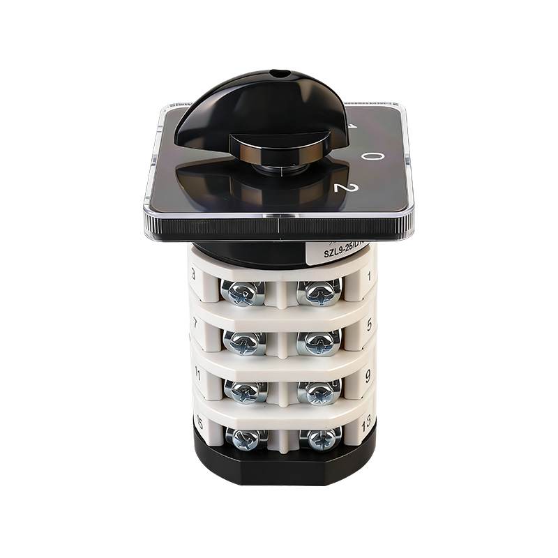 ZHUCO SZL9-25/D1050.4 25A/4P Vierpoliger 102-fach-Wahlschalter mit drei Positionen